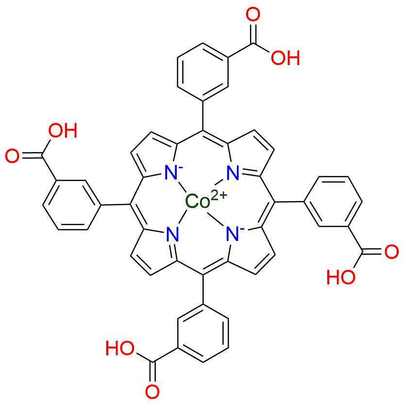 [5,10,15,20-tetrakis(3’-carboxy)phenylporphyrinato]	cobalt(II)