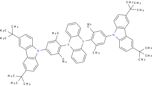 5,10-Bis(4-(3,6-di-tert-butyl-9H-carbazol-9-yl)-2,6-dimethylphenyl)-5,10-dihydroboranthrene