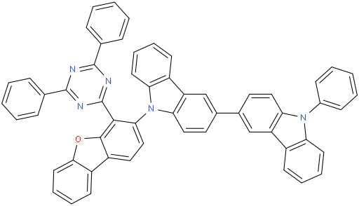 9-(4-(4,6-Diphenyl-1,3,5-triazin-2-yl)dibenzo[b,d]furan-3-yl)-9'-phenyl-9H,9'H-3,3'-bicarbazole
