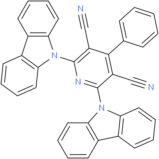2,6-Di-9H-carbazol-9-yl-4-phenyl-3,5-pyridinedicarbonitrile