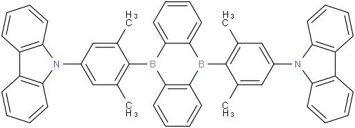 5,10-双(4-(9H-咔唑-9-基)-2,6-二甲基苯基)-5,10-二氢硼蒽
