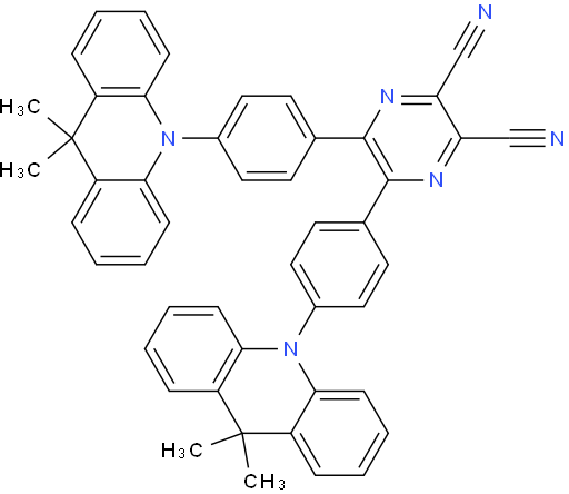 5,6-Bis(4-(9,9-dimethylacridin-10(9H)-yl)phenyl)pyrazine-2,3-dicarbonitrile