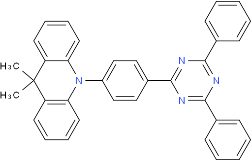 10-(4-(4,6-二苯基-1,3,5-三唑-2-基)苯基)-9,9-二甲基-9,10-二氢吖啶