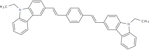 3,3'-(1,4-苯基二-2,1-乙烯基)二(9-乙基-9H-咔唑)