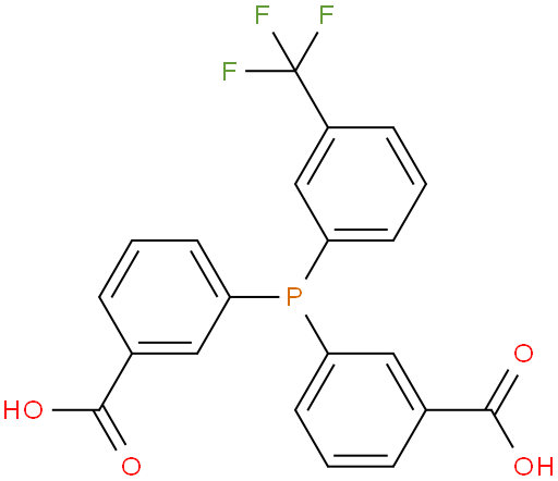Bis(3-carboxyphenyl)(3-trifluoromethylphenyl)phosphine