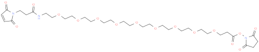 马来酰亚胺-酰胺-九聚乙二醇-琥珀酰亚胺酯