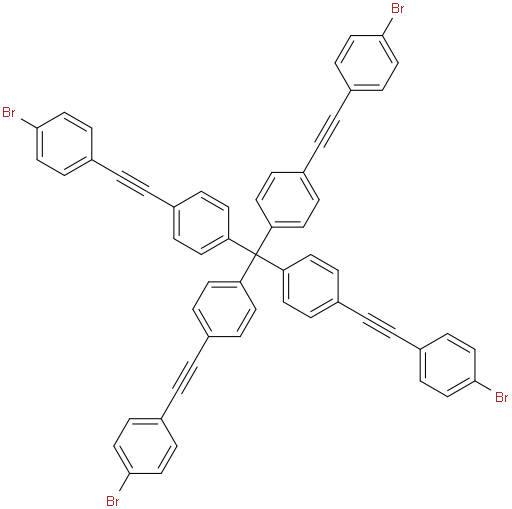 tetrakis(4-((4-bromophenyl)ethynyl)phenyl)methane