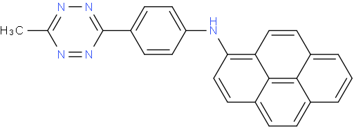 N-(4-(6-methyl-1,2,4,5-tetrazin-3-yl)phenyl)pyren-1-amine