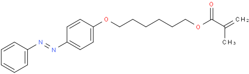 2-甲基-6-[4-(2-苯基二氮基)苯氧基]己基酯-2-丙烯酸