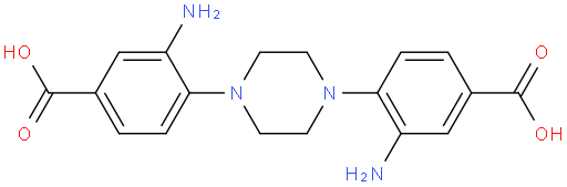 4,4'-(piperazine-1,4-diyl)bis(3-aminobenzoic acid)