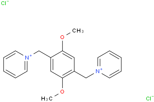 1,1'-((2,5-dimethoxy-1,4-phenylene)bis(methylene))bis(pyridin-1-ium) chloride