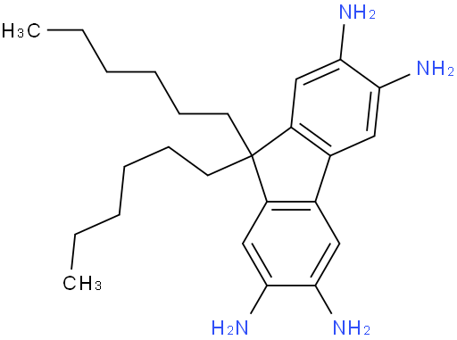 9,9-dihexyl-9H-fluorene-2,3,6,7-tetraamine