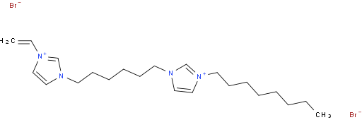 3-辛基-1-(6-(3-乙烯基-1H-咪唑-3-基-1-基)己基)-1H-咪唑-3-基,二溴离子