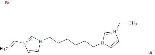 3-乙基-1-(6-(3-乙烯基-1H-咪唑-3-基-1-基)己基)-1H-咪唑-3-基,二溴化物