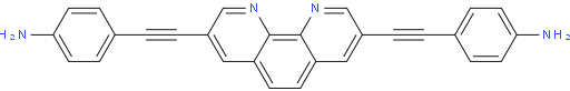 4,4'-((1,10-phenanthroline-3,8-diyl)bis(ethyne-2,1-diyl))dianiline