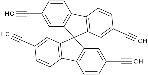 2,2',7,7'-tetraethynyl-9,9'-spirobi[fluorene]