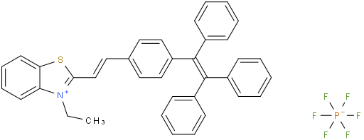 (E)-3-ethyl-2-(4-(1,2,2-triphenylvinyl)styryl)benzo[d]thiazol-3-ium hexafluorophosphate(V)