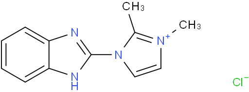 1-(1H-benzo[d]imidazol-2-yl)-2,3-dimethyl-1H-imidazol-3-ium chloride