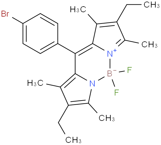 10-(4-bromophenyl)-2,8-diethyl-5,5-difluoro-1,3,7,9-tetramethyl-5H-4l4,5l4-dipyrrolo[1,2-c:2',1'-f][1,3,2]diazaborinine