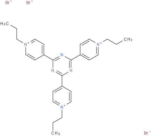 4,4',4''-(1,3,5-triazine-2,4,6-triyl)tris(1-propylpyridin-1-ium) bromide