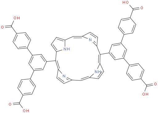 5',5''''-(porphyrin-5,15-diyl)bis(([1,1':3',1''-terphenyl]-4,4''-dicarboxylic acid))