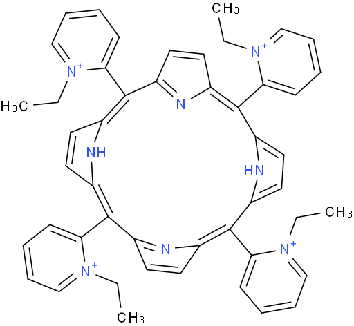 2,2',2'',2'''-(porphyrin-5,10,15,20-tetrayl)tetrakis(1-ethylpyridin-1-ium)