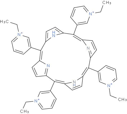 3,3',3'',3'''-(porphyrin-5,10,15,20-tetrayl)tetrakis(1-ethylpyridin-1-ium)