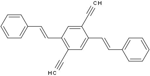((1E,1'E)-(2,5-diethynyl-1,4-phenylene)bis(ethene-2,1-diyl))dibenzene