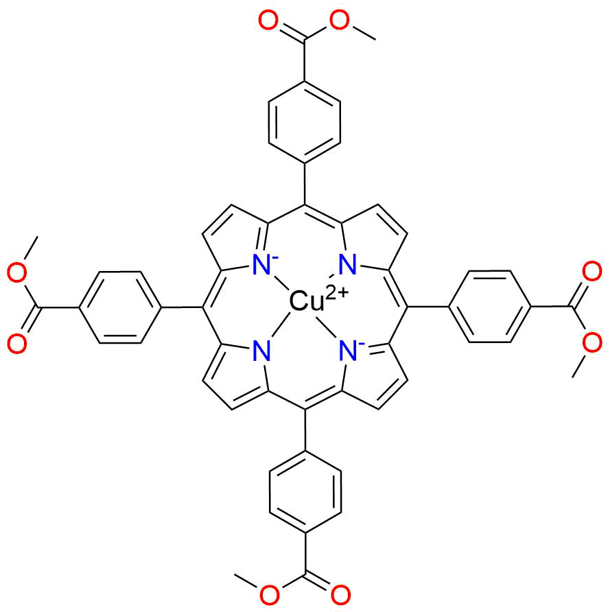 5,10,15,20-tetrakis(4-carboxyphenyl)p orphyrinato]-cupric(II)