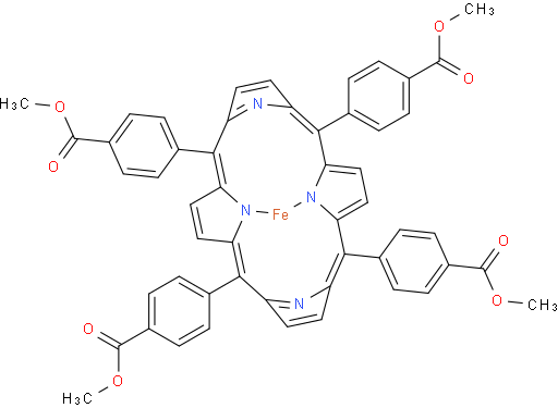 Tetramethyl 5,10,15,20-tetrakis (4-carboxyphenyl)porphyrinato]-iron( II)