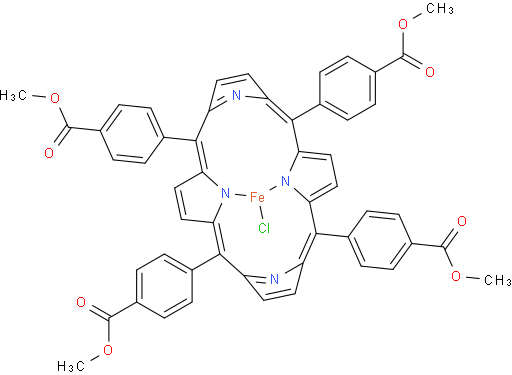 Tetramethyl 5,10,15,20-tetrakis (4-carboxyphenyl)porphyrinato]-iron( III) chloride