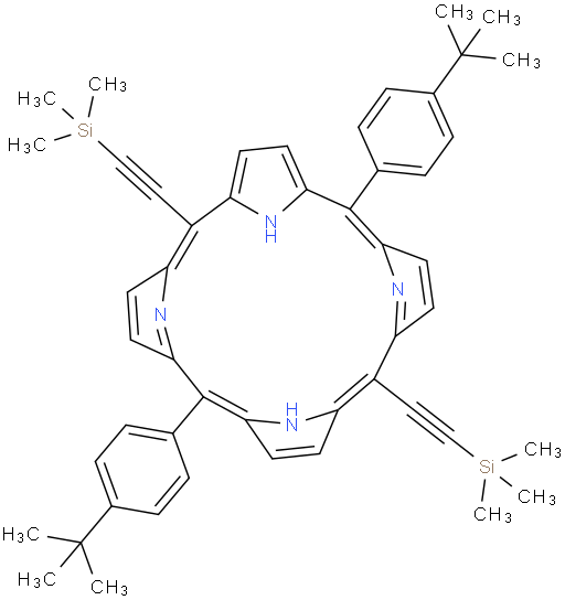 5,15-bis(4-(tert-butyl)phenyl)-10,20-bis((trimethylsilyl)ethynyl)porphyrin