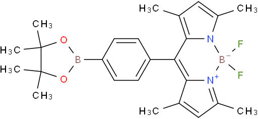5,5-difluoro-1,3,7,9-tetramethyl-10-(4-(4,4,5,5-tetramethyl-1,3,2-dioxaborolan-2-yl)phenyl)-5H-dipyrrolo[1,2-c:2',1'-f][1,3,2]diazaborinin-4-ium-5-uide