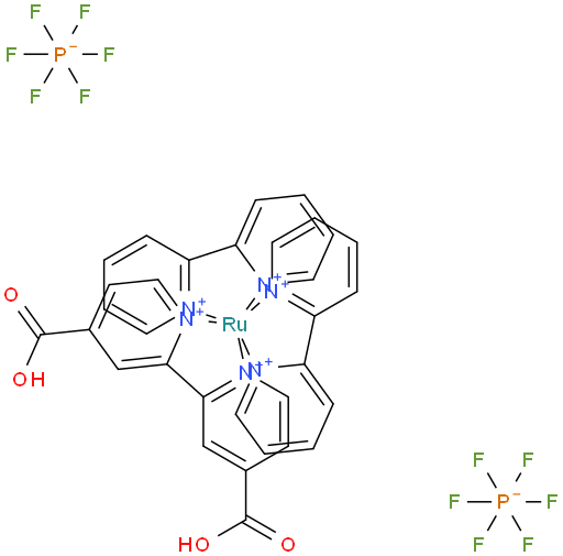 bis[2,2'-bipyridine][4,4'-dicarboxy-2,2'-bipyridine]ruthenium(II) dihexafluorophosphate
