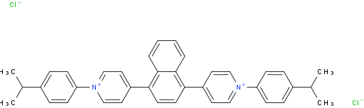 4,4'-(naphthalene-1,4-diyl)bis(1-(4-isopropylphenyl)pyridin-1-ium) chloride