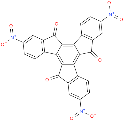 2,7,12-trinitro-5H-diindeno[1,2-a:1',2'-c]fluorene-5,10,15-trione