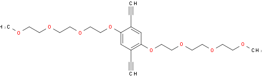 1,4-diethynyl-2,5-bis(2-(2-(2-methoxyethoxy)ethoxy)ethoxy)benzene