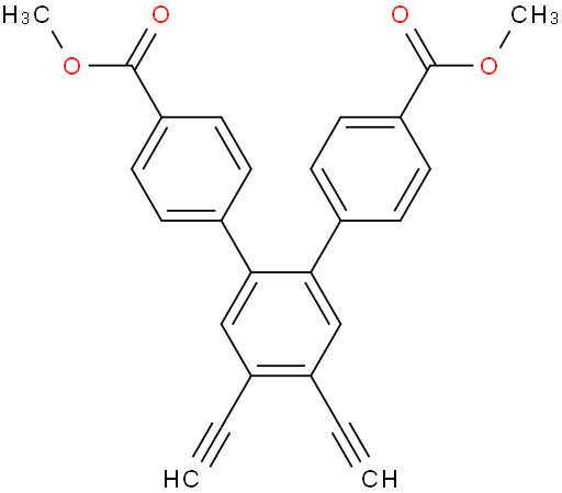 dimethyl 4',5'-diethynyl-[1,1':2',1''-terphenyl]-4,4''-dicarboxylate