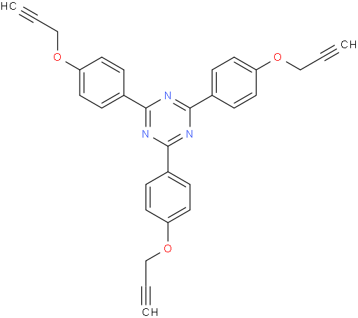 2,4,6-tris(4-(prop-2-yn-1-yloxy)phenyl)-1,3,5-triazine