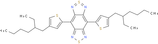 4,8-双(4-(2-乙基己基)噻吩-2-基)-1H,3H-苯并[1,2-c:4,5-c']双([1,2,5]噻二唑)