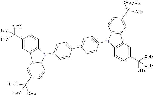 4,4'-双(3,6-二叔丁基-9H-咔唑-9-基)-1,1'-联苯
