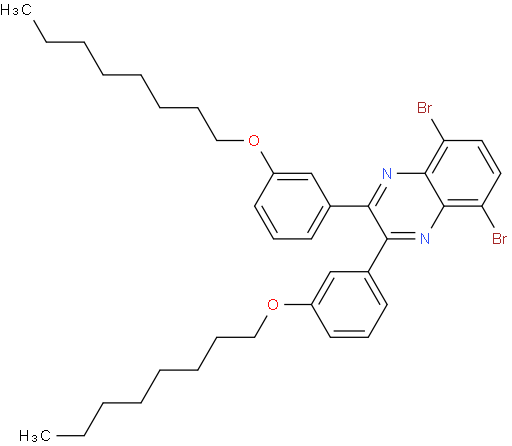 5,8-二溴-2,3-双[3-(辛氧基)苯基]喹喔啉