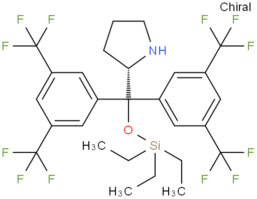 (S)-α,α-双(3,5-二三氟甲基苯基)脯氨醇三乙基硅醚