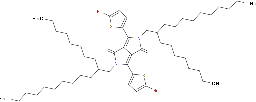 3,6-双(5-溴噻吩-2-基)-2,5-双(2-辛基十二烷基)吡咯并[3,4-c]吡咯-1,4(2H,5H)-二酮