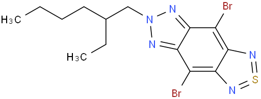 4,8-二溴-6-(2-乙基己基)-6H-2位4未2-[1,2,3]三唑并[4,5-f]-2,1,3-苯并噻二唑