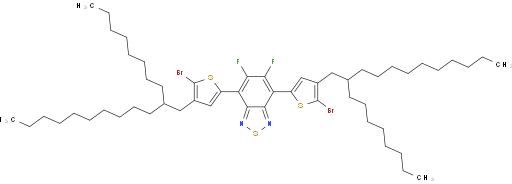 4,7-双(5-溴-4-(2-辛基十二烷基)噻吩-2-基)-5,6-二氟苯并[C][1,2,5]噻二唑