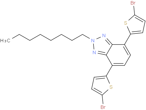 4,7-双(5-溴噻吩-2-基)-2-辛基-2H-苯并[d][1,2,3]三唑