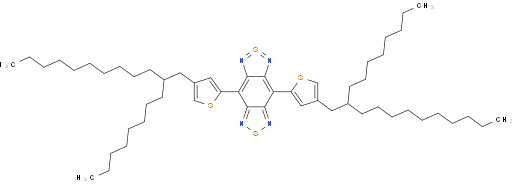 4,8-双[4-(2-辛基十二烷基)-2-噻吩基]-2λ4δ2-苯并[1,2-c:4,5-c′]双[1,2,5]噻二唑