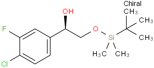 (R)-2-((叔丁基二甲基硅烷基)氧基)-1-(4-氯-3-氟苯基)乙醇