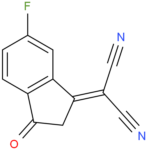 2-(6-氟-3-氧代-2,3-二氢-1H-茚-1-基)丙二腈